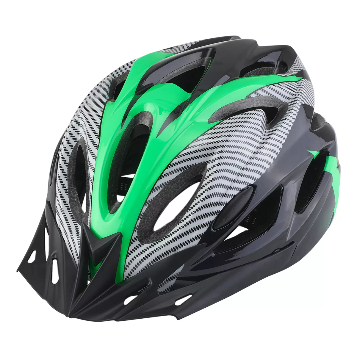 Foto 5 pulgar | Set De Casco, Luz De Bicicleta, Gafas Y Guantes 4pzs  Eo Safe Imports Esi-15817 Verde