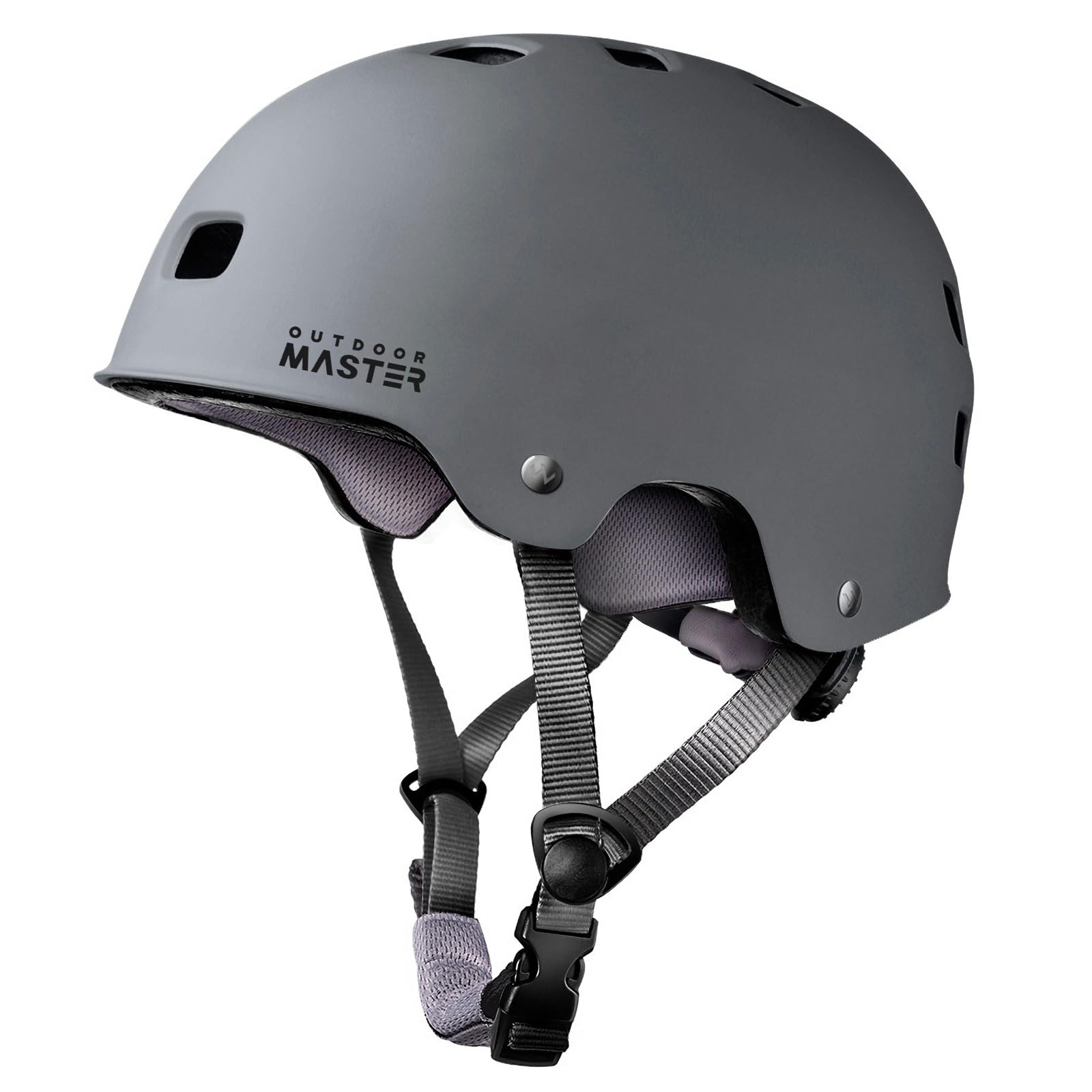 Casco Outdoormaster Skateboard Cycling Grey Xs Para Niños - Venta Internacional.