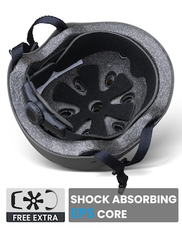 Foto 4 | Casco De Bicicleta Outdoormaster Para Jóvenes Y Niños, Gris, Talla M - Venta Internacional.