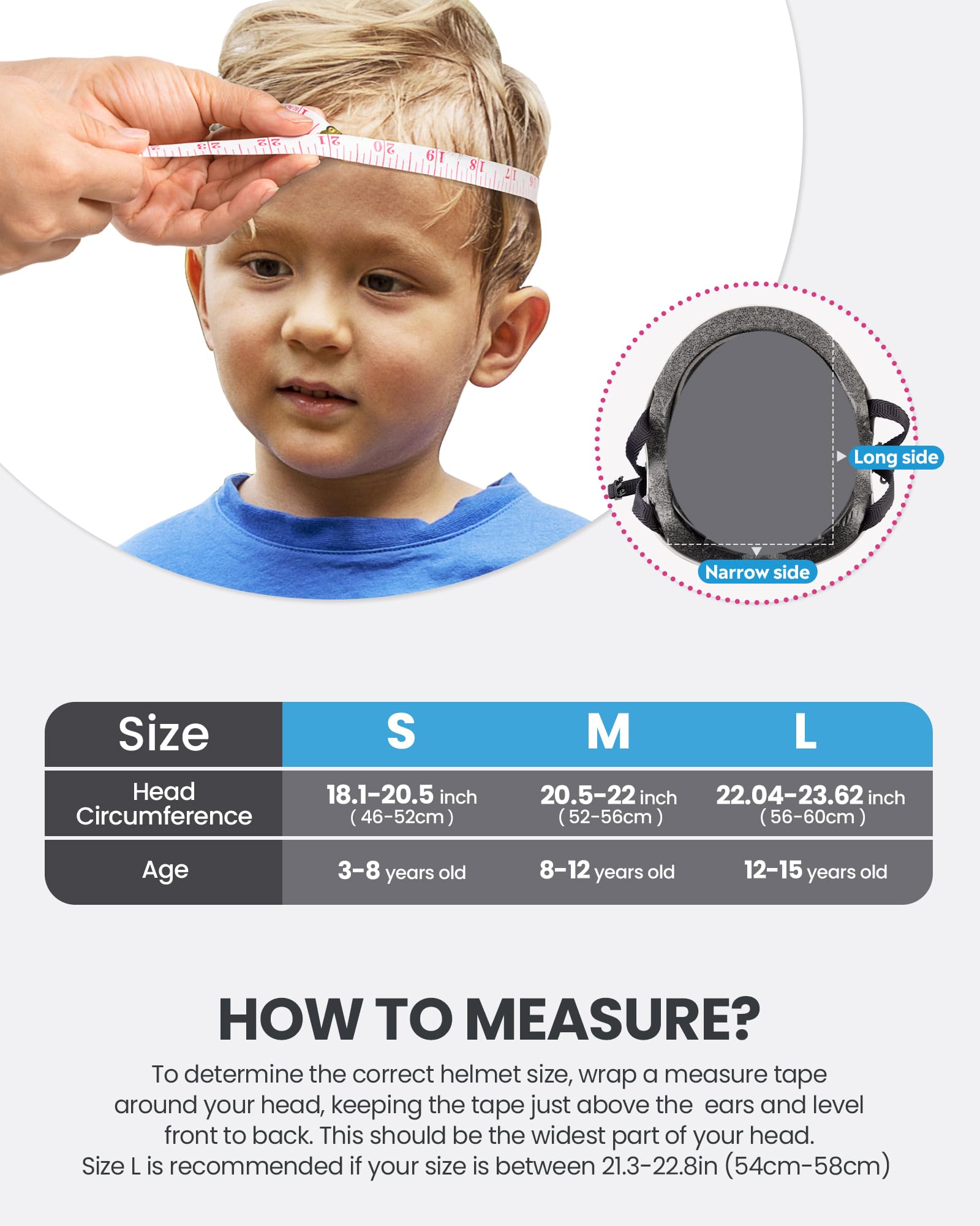 Foto 7 pulgar | Casco De Bicicleta Outdoormaster Para Jóvenes Y Niños, Gris, Talla M - Venta Internacional.