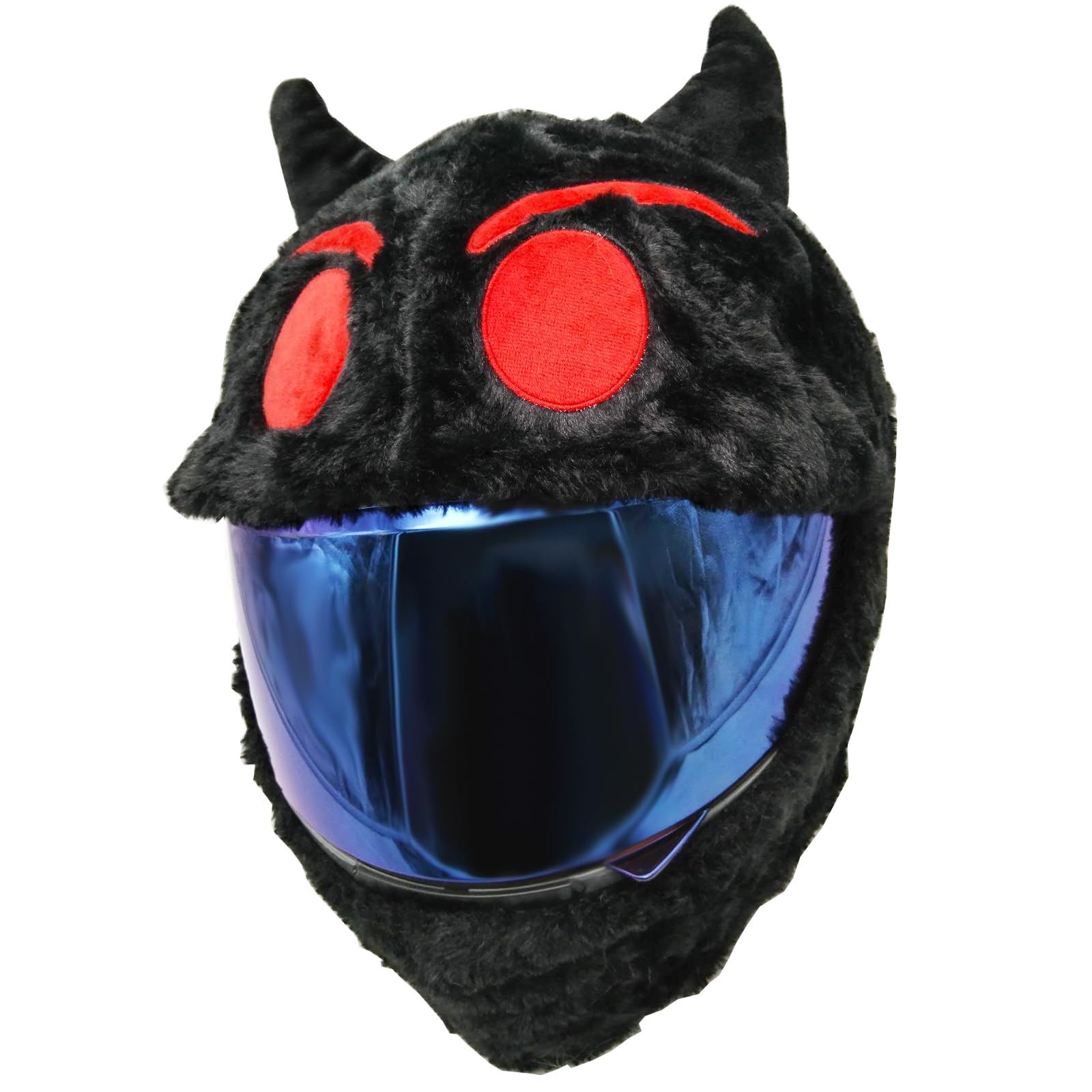 Foto 2 pulgar | Funda De Casco De Moto Con Dibujos Animados Para Casco De Moto, Color Negro - Venta Internacional.