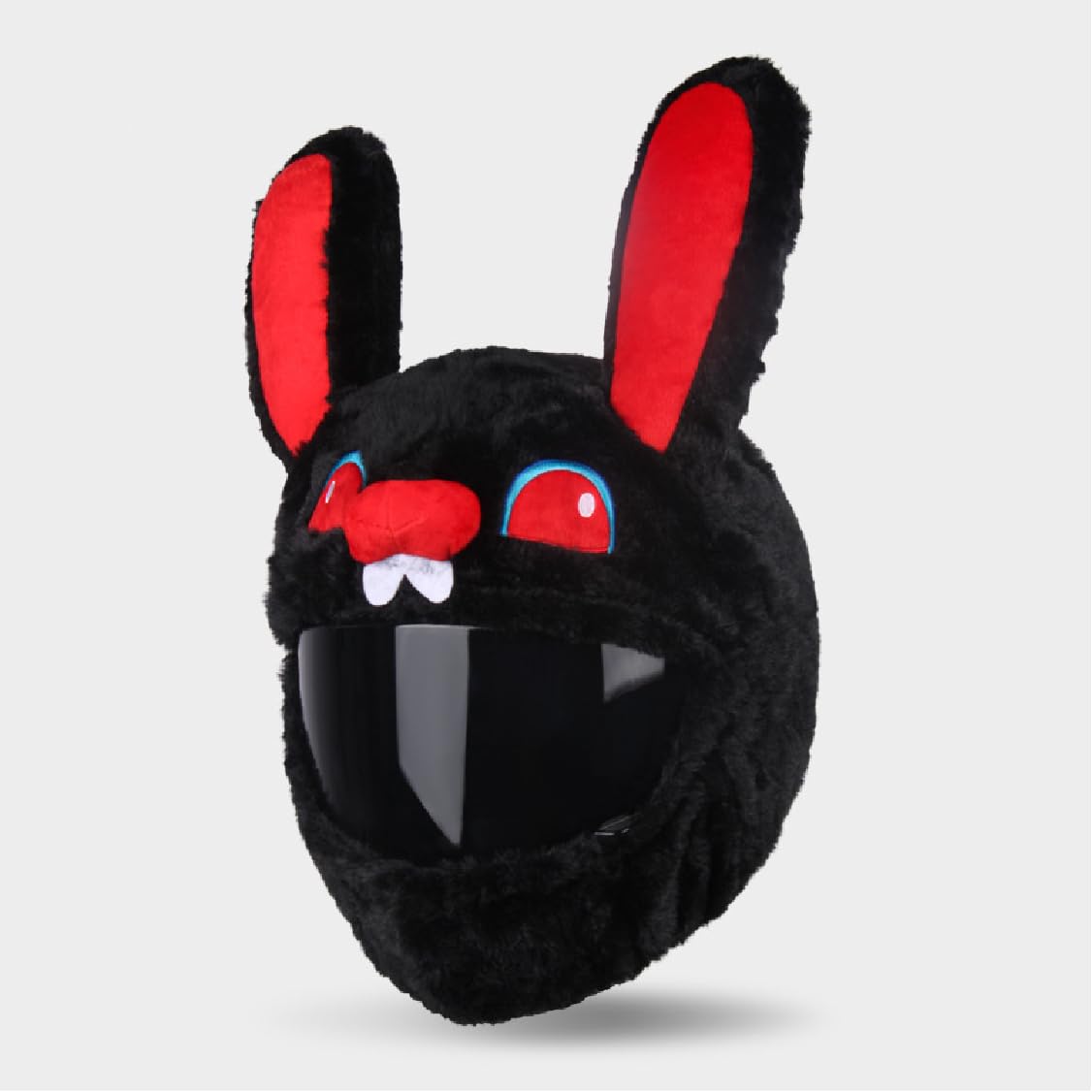 Foto 2 pulgar | Funda De Casco De Moto Con Dibujos Animados Para Casco De Moto, Color Negro - Venta Internacional.