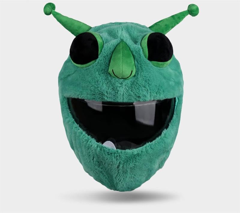 Funda De Casco Con Dibujos Animados Para Casco De Moto, Color Verde - Venta Internacional.