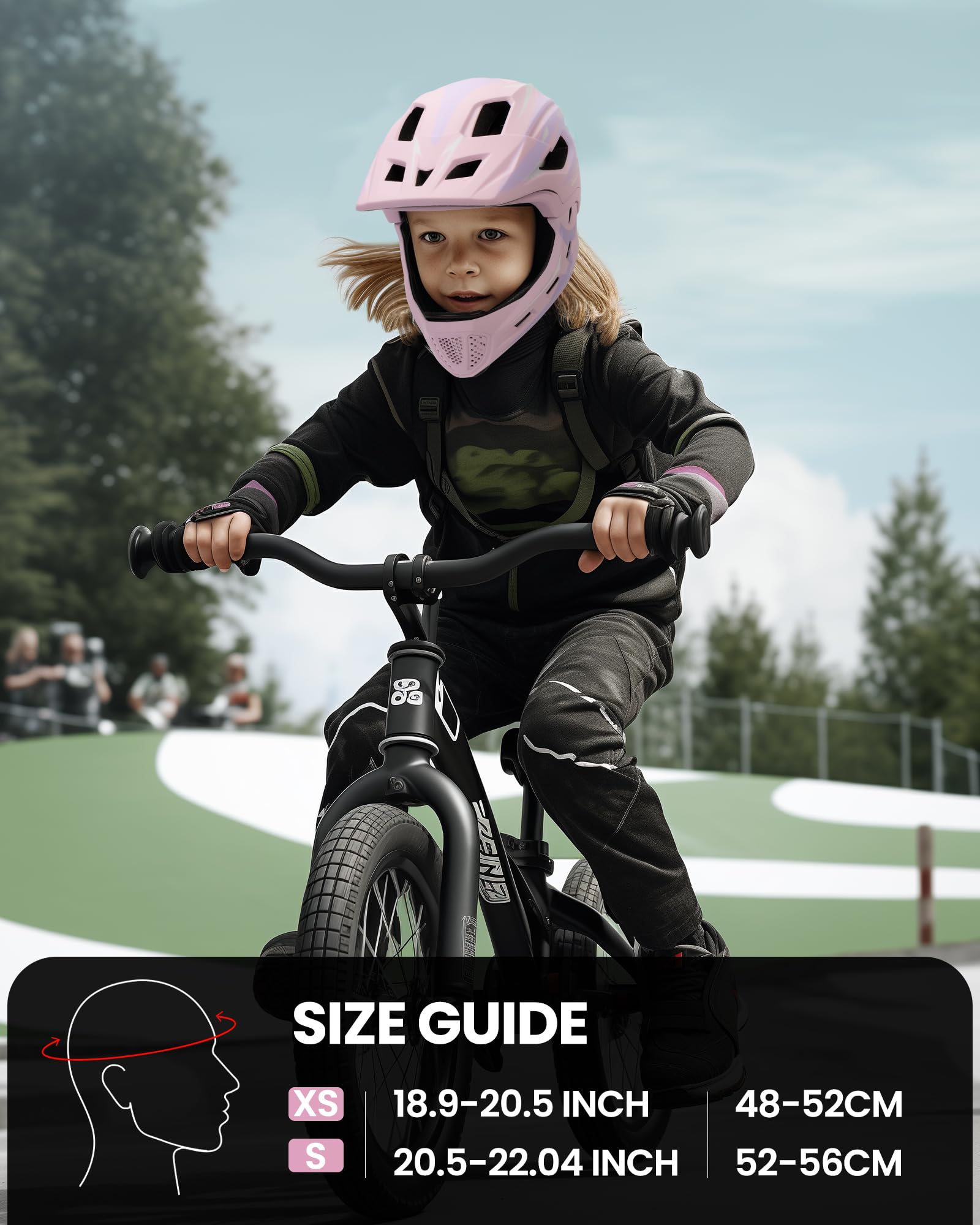 Foto 8 pulgar | Casco Integral Outdoormaster Kids Rosa Para Mtb, Bmx, S - Venta Internacional.