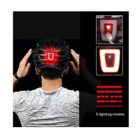 Foto 2 | Casco Para Bicicleta De Montaña Con Luz Eo Safe Imports Esi-9913-1 Negro