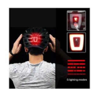 Foto 2 | Casco Para Bicicleta De Montaña Con Luz Eo Safe Imports Esi-9913-1 Negro