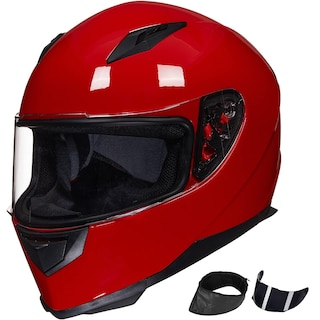 Foto 1 | Casco De Moto Ilm Integral Dot Modelo Jk313 (m, Rojo Brillante) - Venta Internacional.