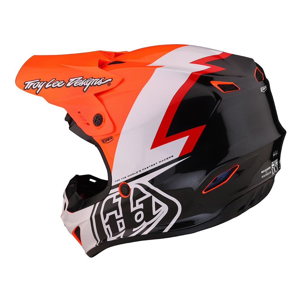 Foto 3 pulgar | Casco Integral Troy Lee Designs Gp Anarchy Volt Orange Xs - Venta Internacional.