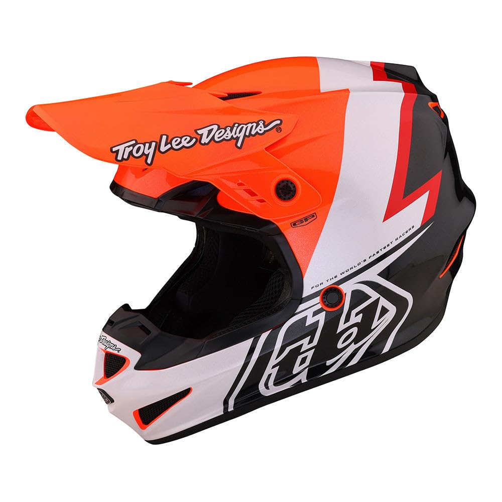 Foto 8 pulgar | Casco Integral Troy Lee Designs Gp Anarchy Volt Orange Xs - Venta Internacional.