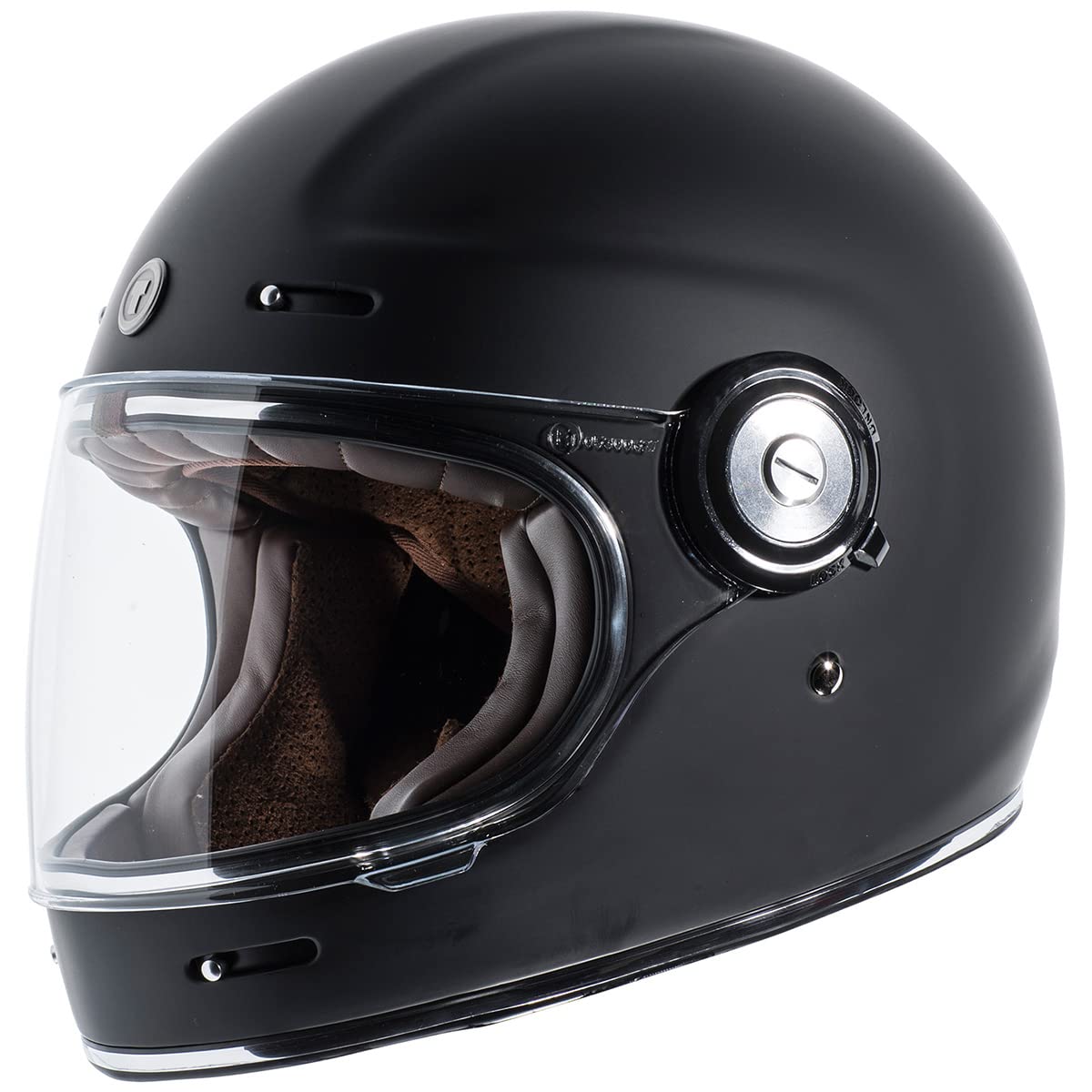 Casco De Moto Torc T1, Retro, Integral, Unisex, Negro Mate - Venta Internacional.