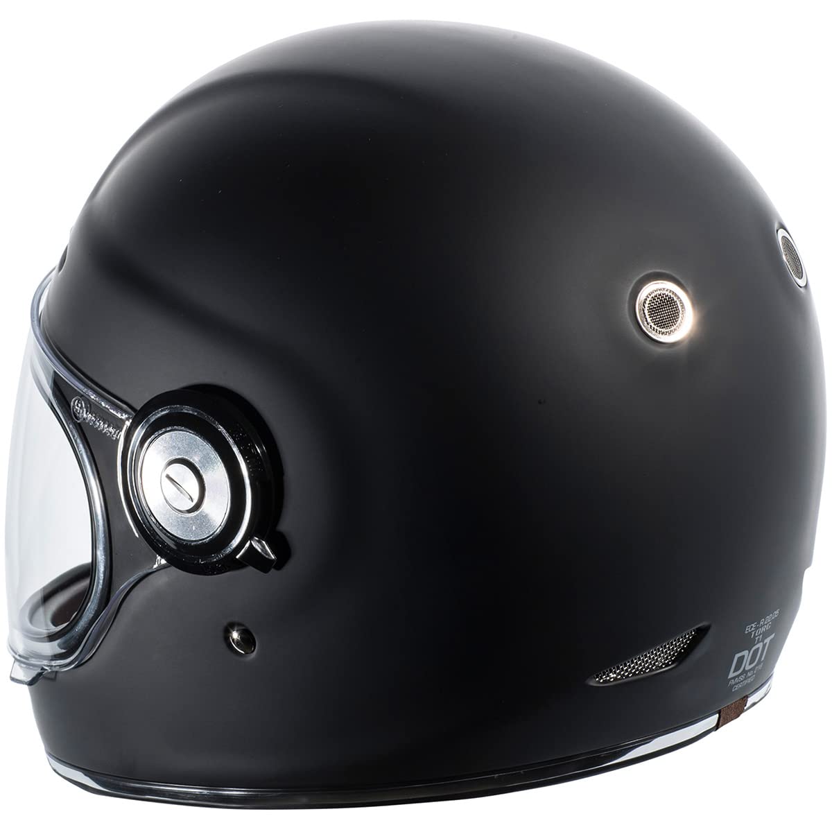 Foto 3 pulgar | Casco De Moto Torc T1, Retro, Integral, Unisex, Negro Mate - Venta Internacional.