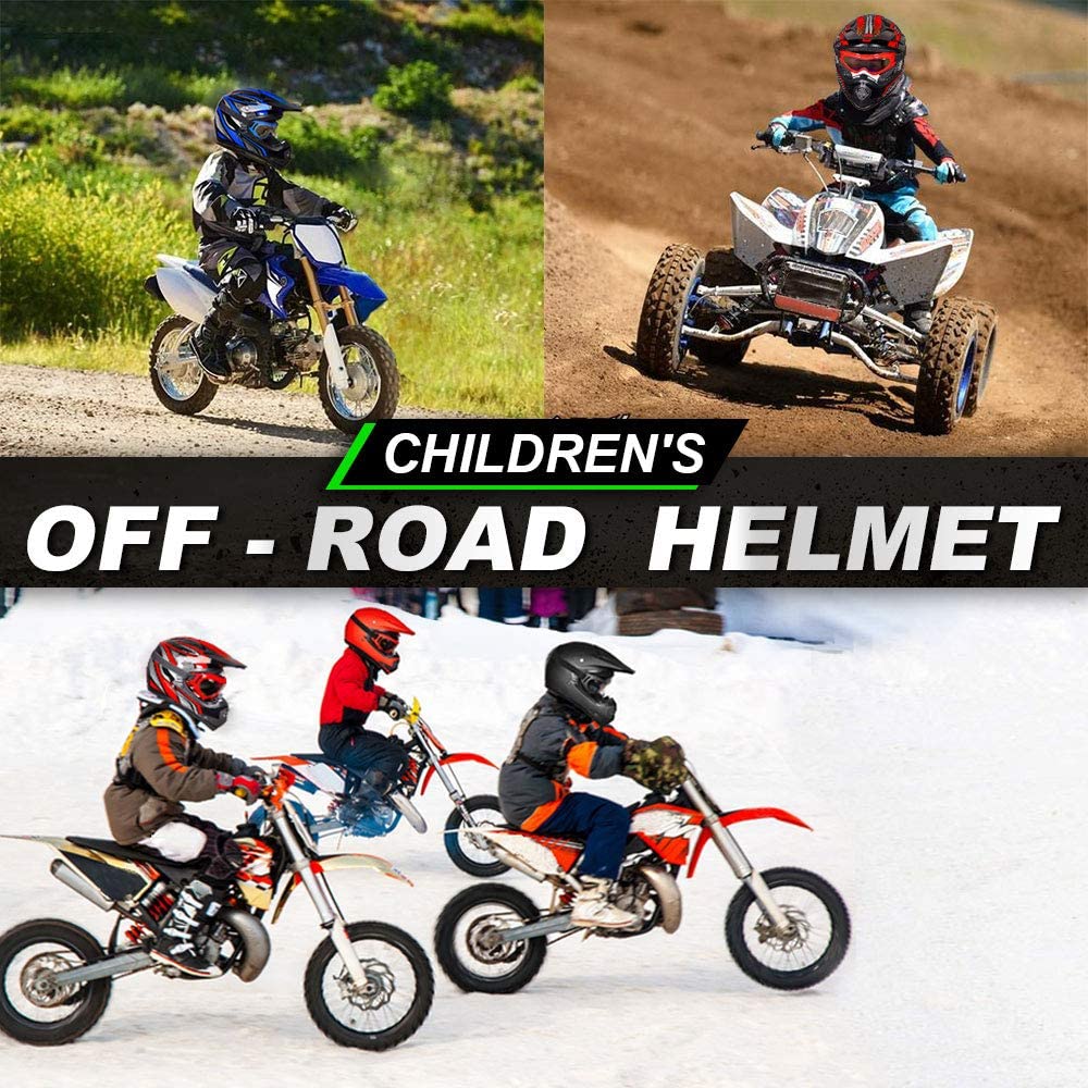 Foto 7 pulgar | Casco Ilm Youth Kids Atv Motocross B07 Azul/plateado Dot - Venta Internacional.