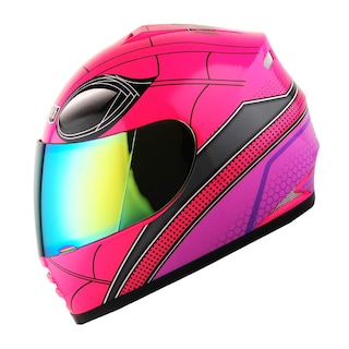 Foto 1 | Casco De Moto Wow Spider Pink Youth Aprobado Por El Dot - Venta Internacional.