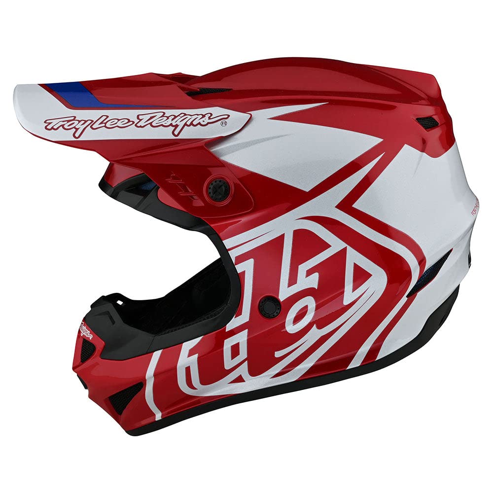 Casco Troy Lee Designs Gp Anarchy Offroad Rojo/blanco Md - Venta Internacional.