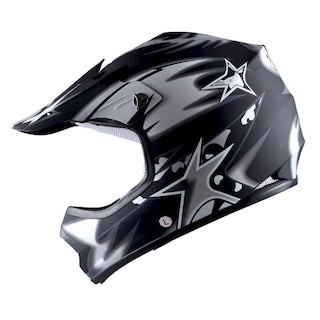 Foto 2 | Casco Wow Para Niños, Motocross, Bmx, Atv Star, Negro, Talla L - Venta Internacional.