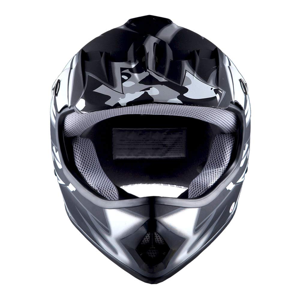 Foto 7 pulgar | Casco Wow Para Niños, Motocross, Bmx, Atv Star, Negro, Talla L - Venta Internacional.