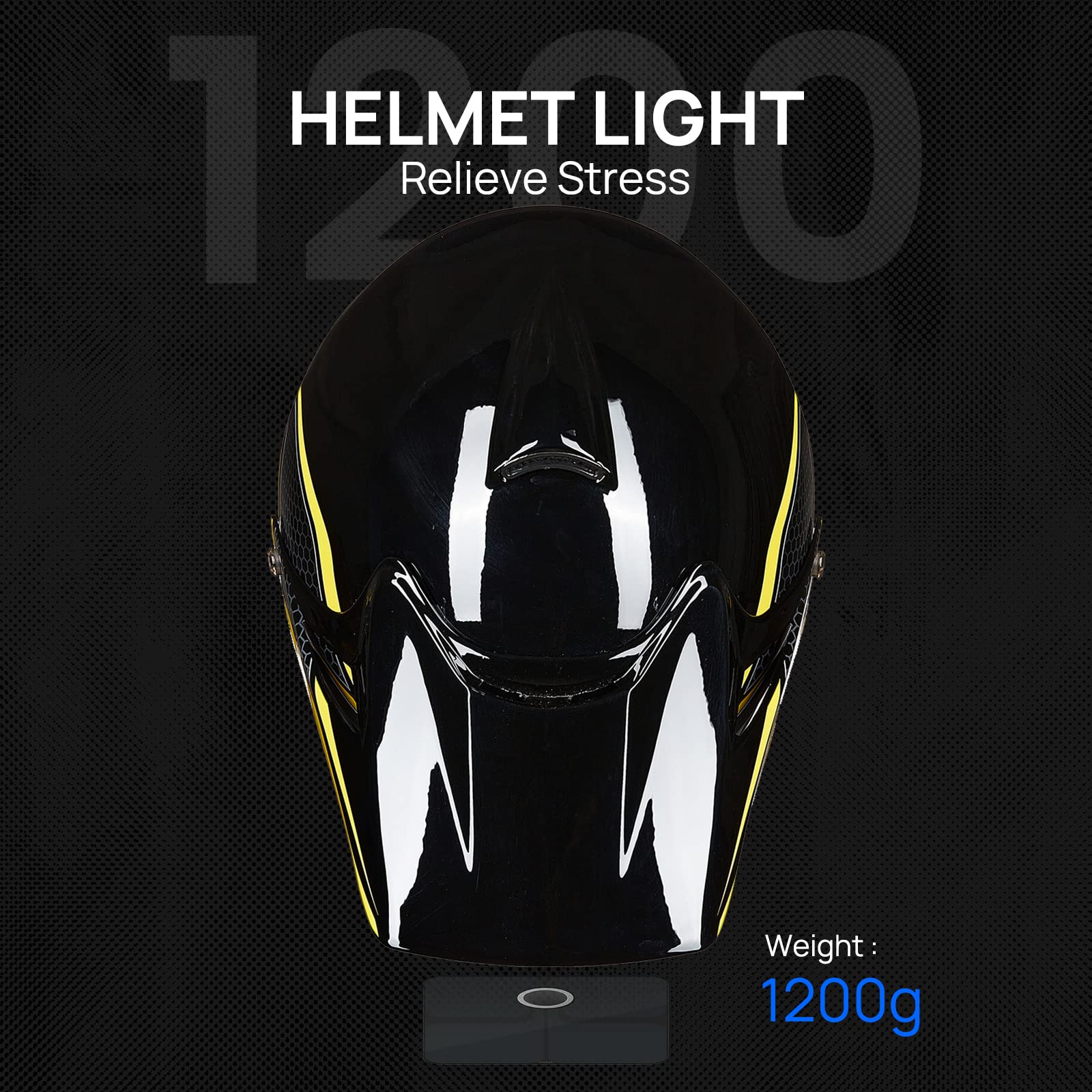 Foto 8 pulgar | Casco De Moto De Cross Ilm Bld-818 Para Jóvenes Y Niños, Cara Completa, Amarillo Dot - Venta Internacional.
