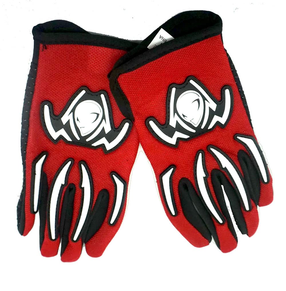 Foto 7 pulgar | Casco De Motocross Wow Youth Spider Red, Gafas Y Guantes - Venta Internacional.