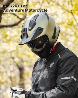 Foto 7 | Casco Ilm 726x Con Cara Abierta Para Motocicleta 3/4 Dot, Color Verde Medianoche - Venta Internacional.