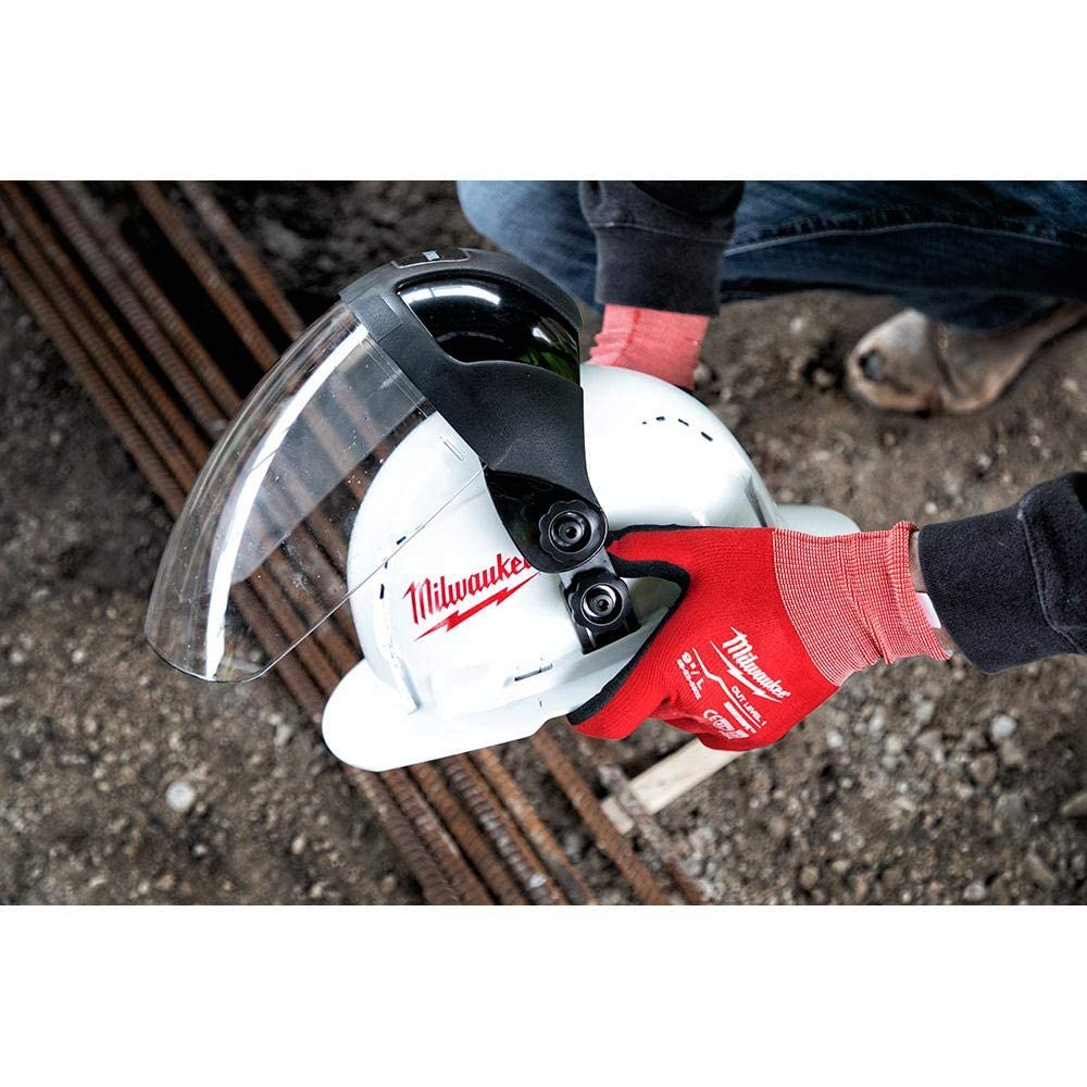 Foto 6 pulgar | Casco Milwaukee Bolt, Blanco, Tipo 1, Clase C, Ala Completa - Venta Internacional.