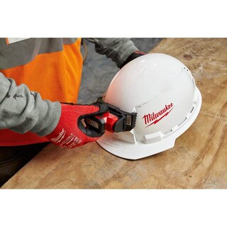 Foto 7 | Casco Milwaukee Bolt, Blanco, Tipo 1, Clase C, Ala Completa - Venta Internacional.