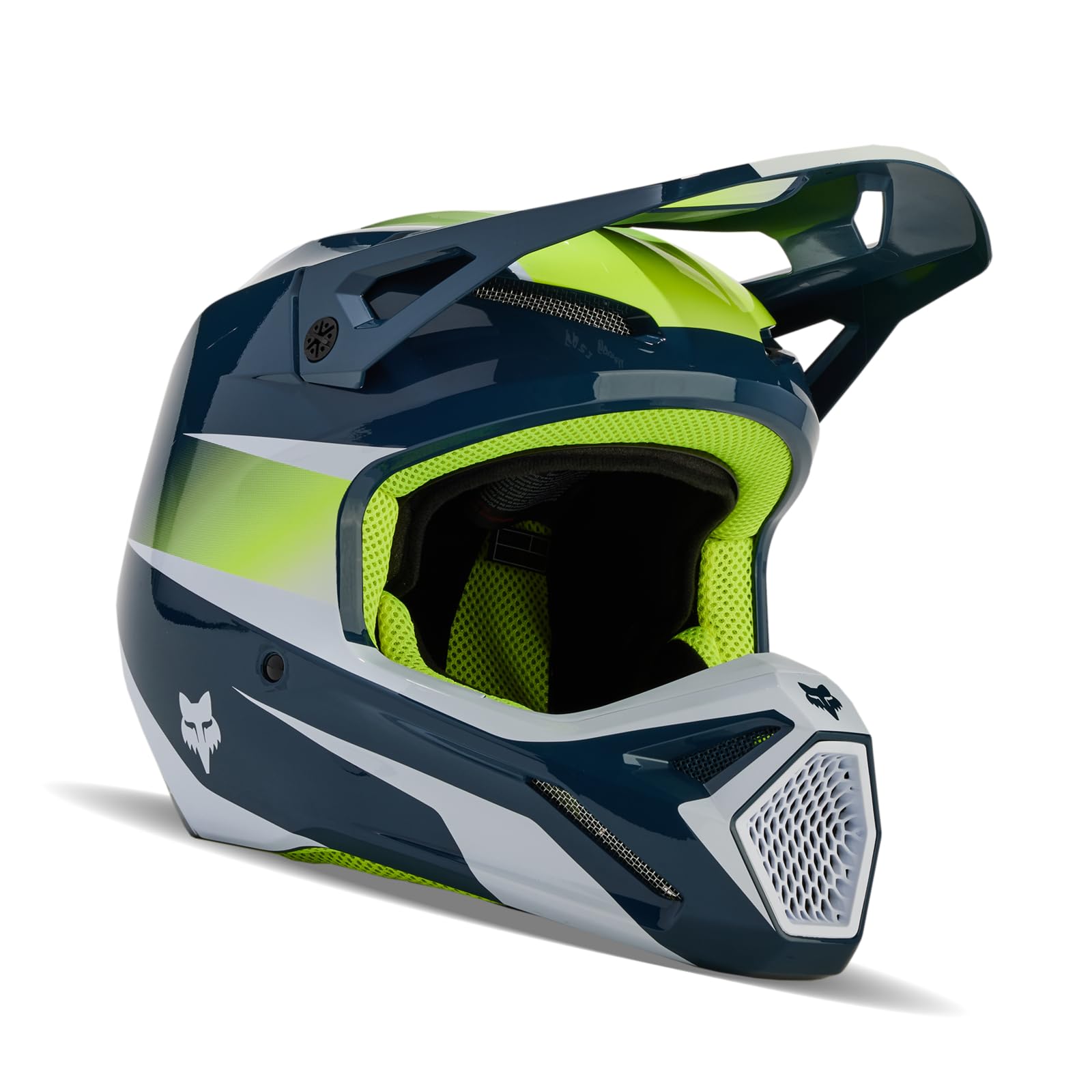 Foto 2 pulgar | Casco De Motocross Fox Racing V1 Flora Dark Indigo Xl - Venta Internacional.