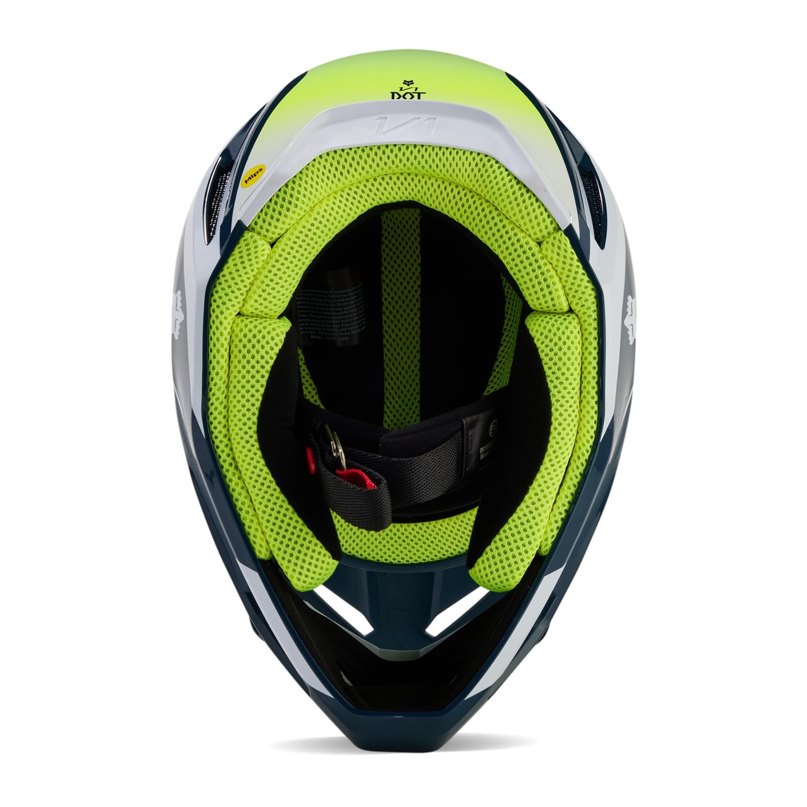 Foto 6 pulgar | Casco De Motocross Fox Racing V1 Flora Dark Indigo Xl - Venta Internacional.