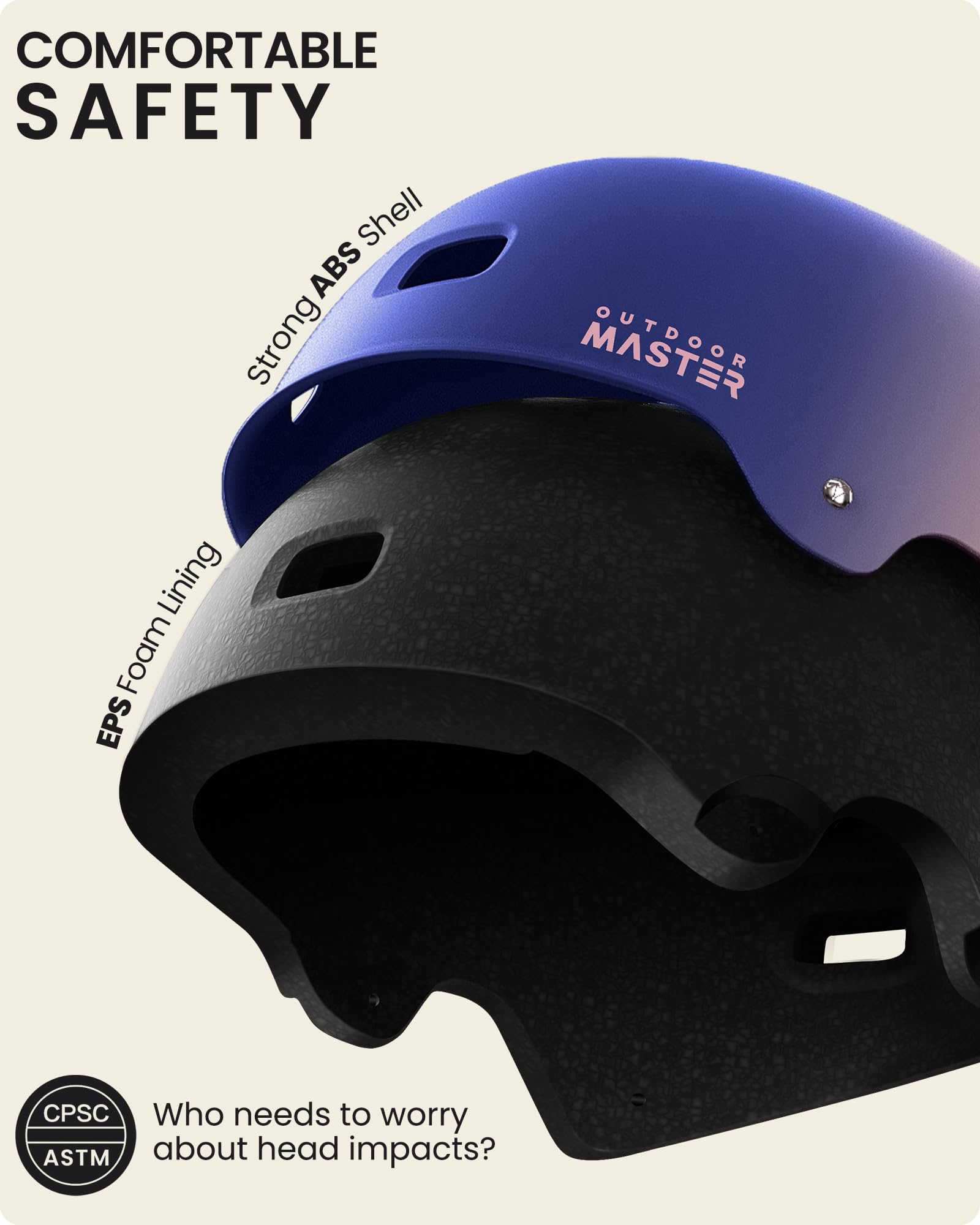 Foto 3 pulgar | Casco Outdoormaster Skateboard Cycling S Sweet Taffy - Venta Internacional.