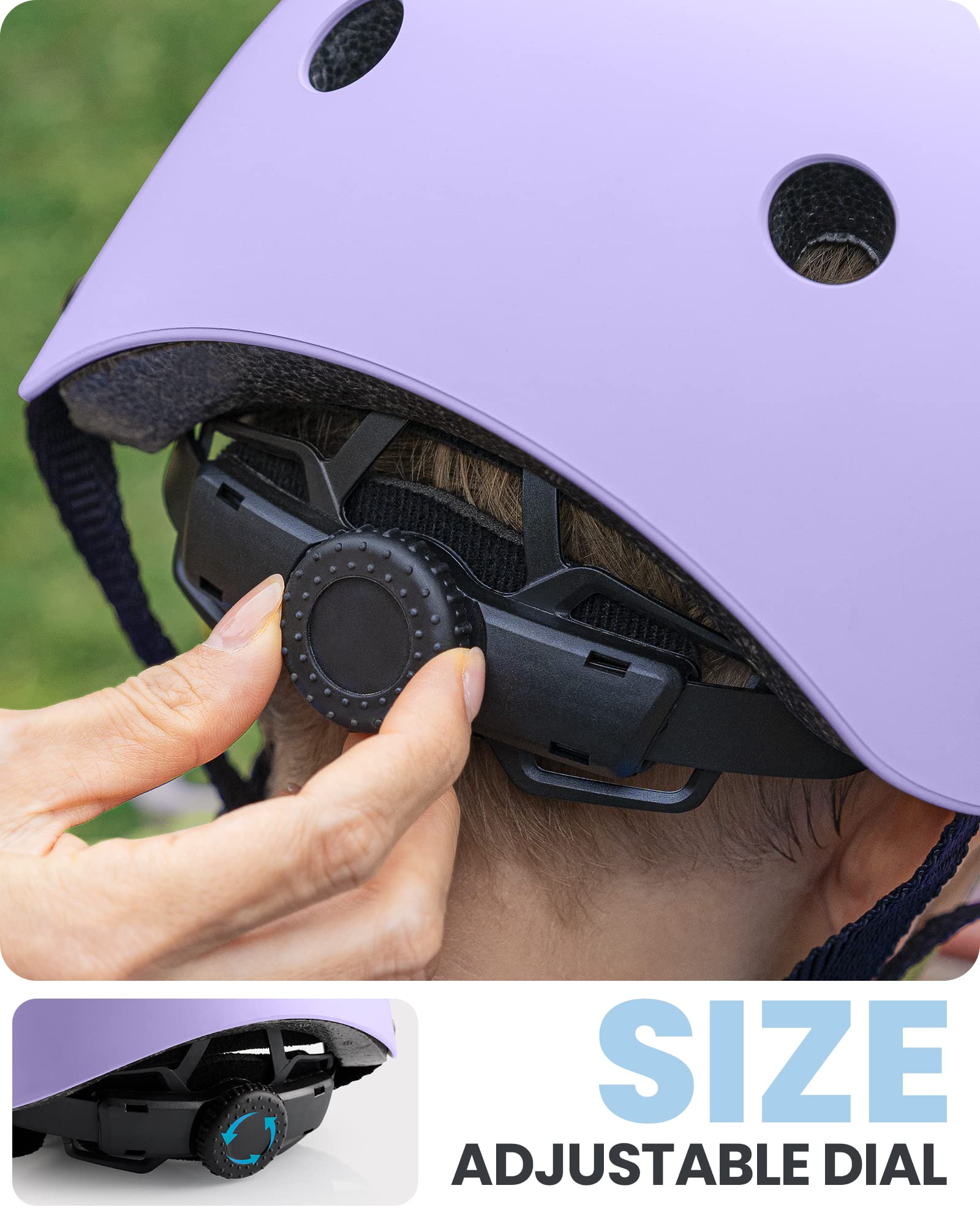 Foto 3 | Casco Outdoormaster Para Jóvenes Y Niños, Color Morado, Talla M - Venta Internacional.