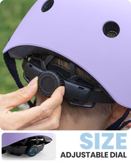 Foto 3 | Casco Outdoormaster Para Jóvenes Y Niños, Color Morado, Talla M - Venta Internacional.