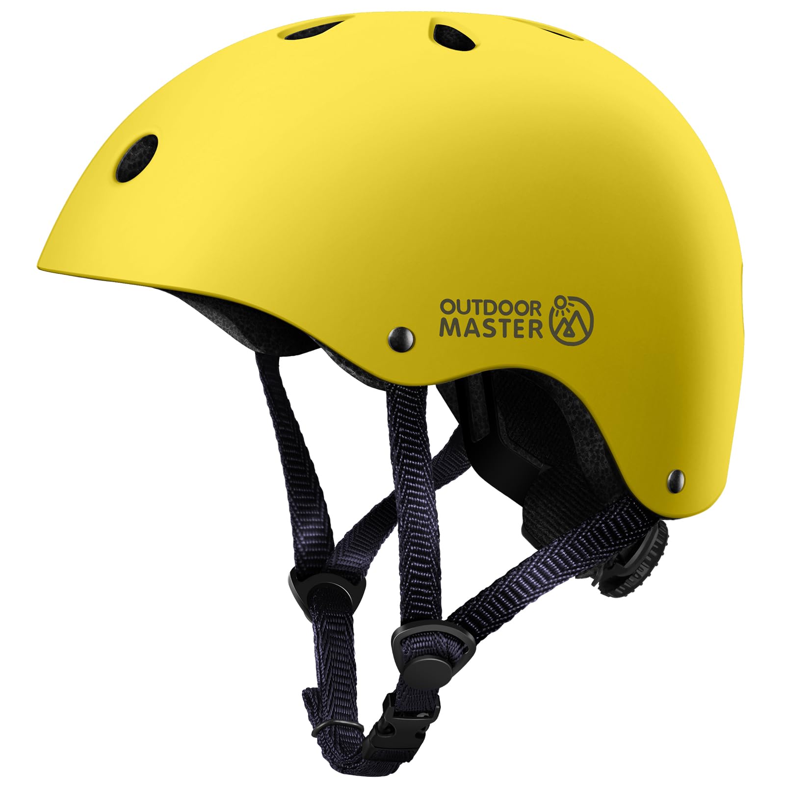 Foto 2 pulgar | Casco Outdoormaster Para Bicicleta Para Jóvenes Y Niños, Amarillo, Talla M - Venta Internacional.