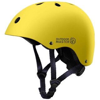 Foto 1 | Casco Outdoormaster Para Bicicleta Para Jóvenes Y Niños, Amarillo, Talla M - Venta Internacional.