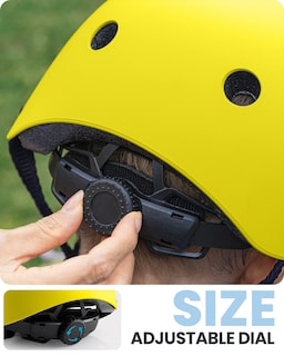 Foto 3 | Casco Outdoormaster Para Bicicleta Para Jóvenes Y Niños, Amarillo, Talla M - Venta Internacional.