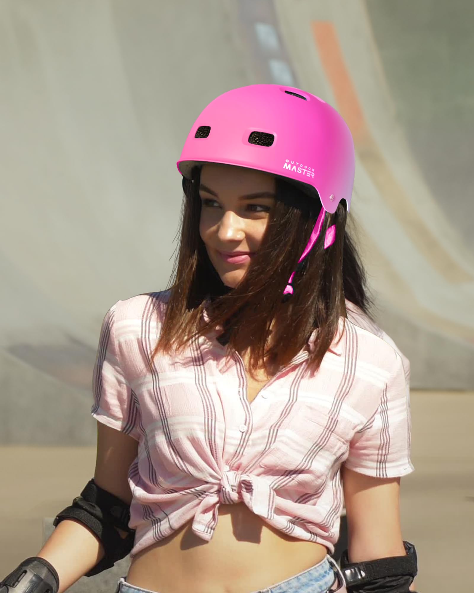 Foto 8 pulgar | Casco Outdoormaster Skateboard Cycling Sorbet L Para Niños - Venta Internacional.