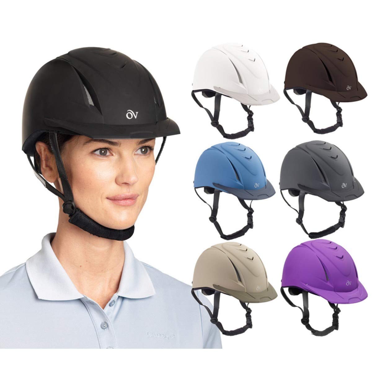 Foto 3 pulgar | Casco Ovation Ov Deluxe Schooler Negro Talla M/l - Venta Internacional.