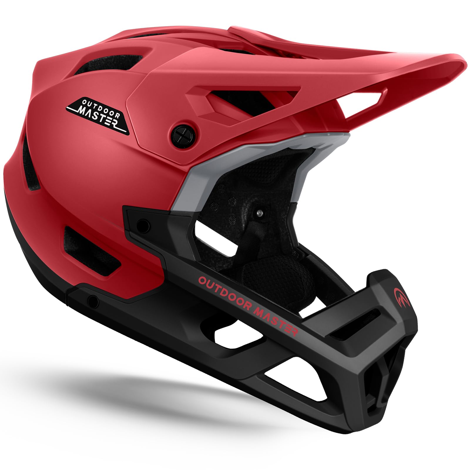 Foto 2 pulgar | Casco De Bicicleta De Montaña Outdoormaster Grizzly Flaming Red - Venta Internacional.