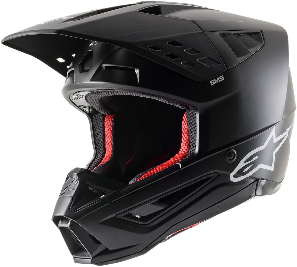 Foto 2 pulgar | Casco Alpinestars S-m5 De Color Negro Mate Liso Para Talla Xs - Venta Internacional.