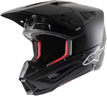 Foto 1 | Casco Alpinestars S-m5 De Color Negro Mate Liso Para Talla Xs - Venta Internacional.