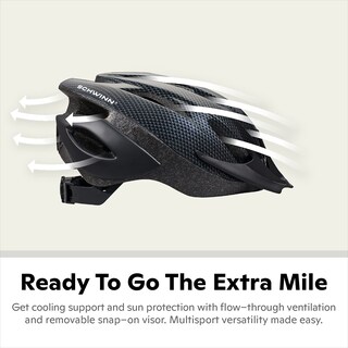 Foto 3 | Casco De Bicicleta Schwinn Thrasher Para Hombres Adultos Y Mujeres Mayores De 14 Años - Venta Internacional.