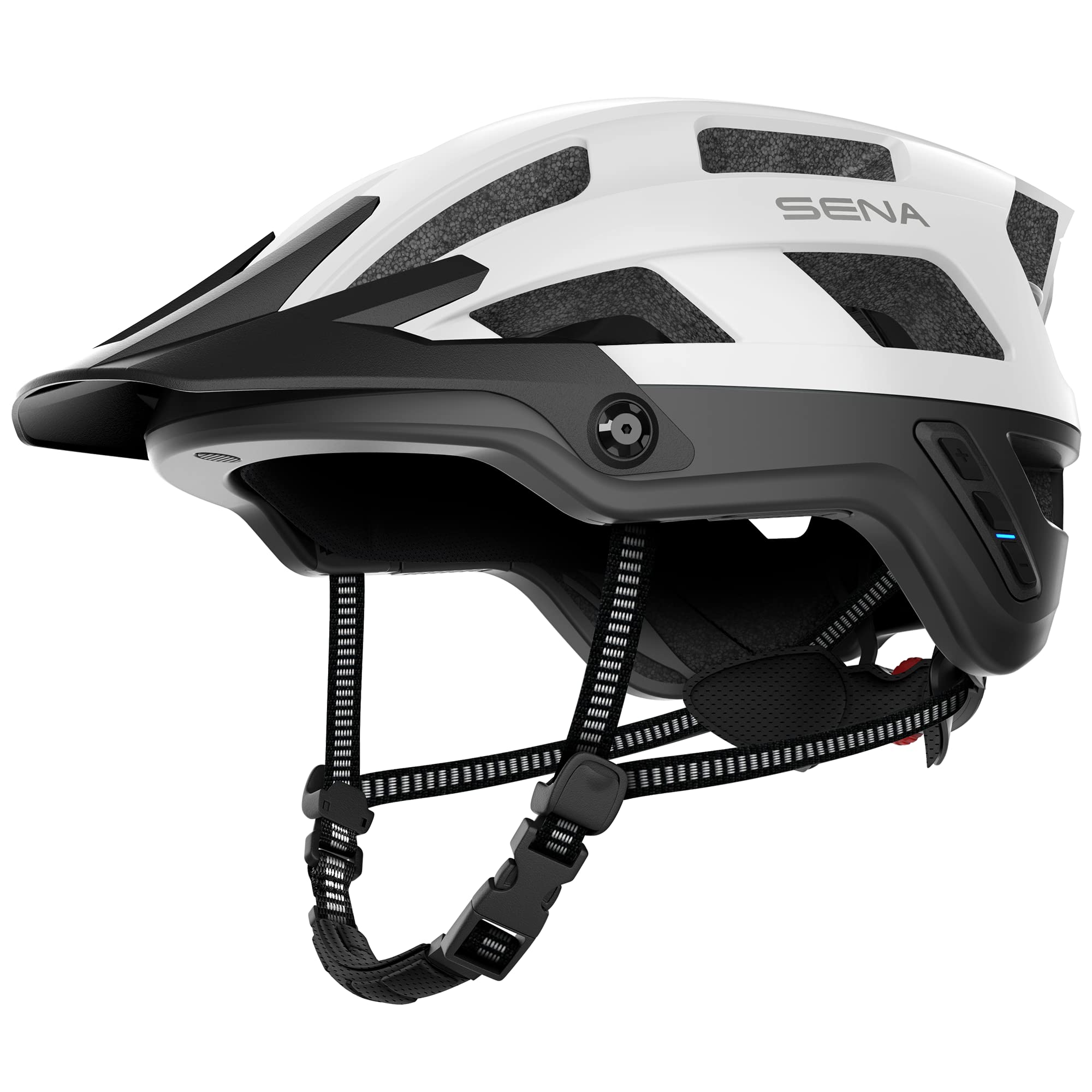 Foto 2 pulgar | Casco De Bicicleta De Montaña Sena M1 Evo Smart Blanco Mate, Tamaño Grande - Venta Internacional.
