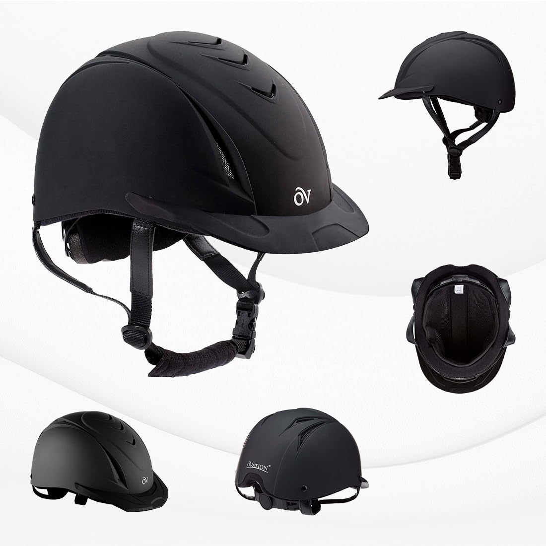 Foto 3 | Casco Ecuestre Ovation Deluxe Schooler Negro S/m - Venta Internacional.