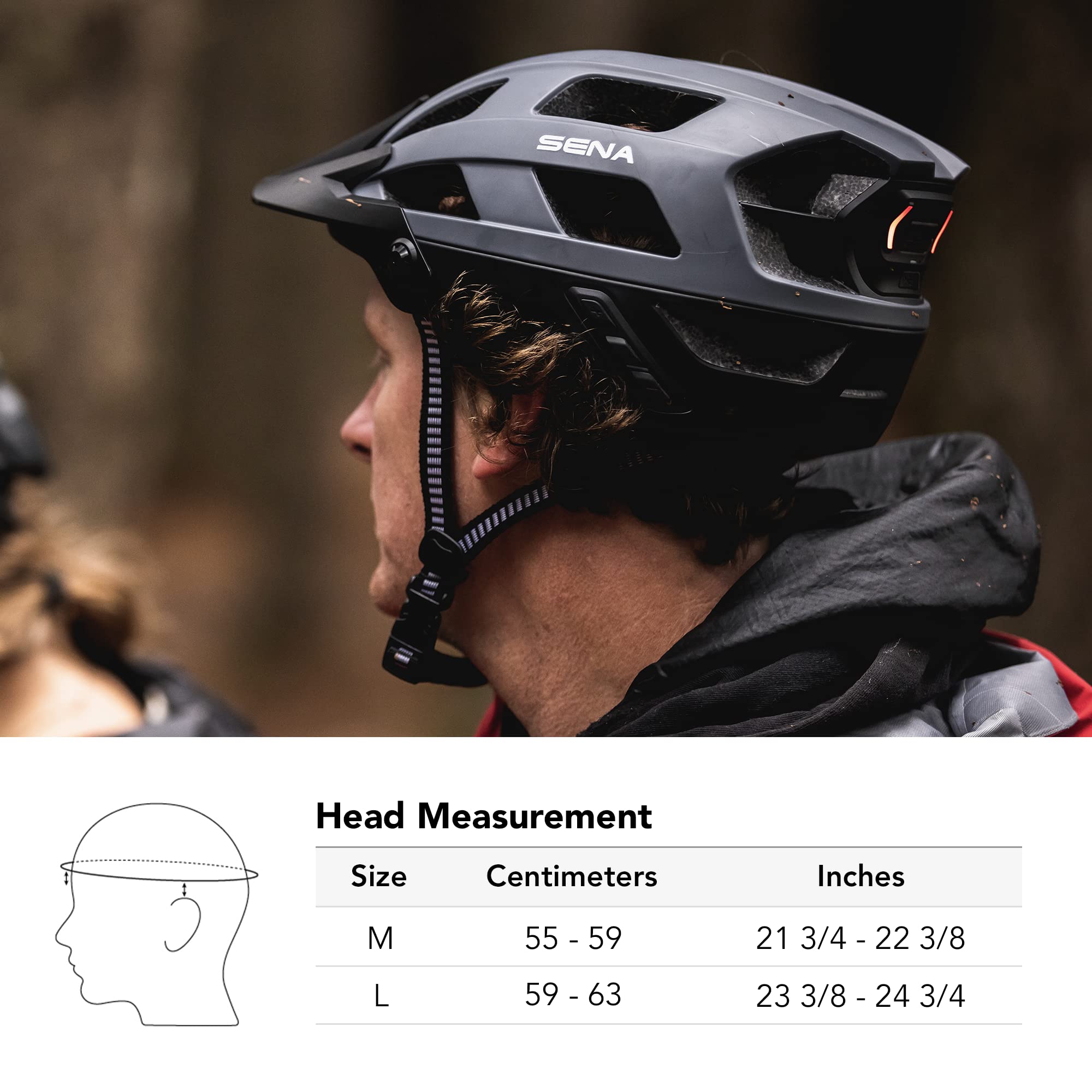 Foto 6 pulgar | Casco De Bicicleta De Montaña Sena M1/m1 Evo Smart Communication - Venta Internacional.