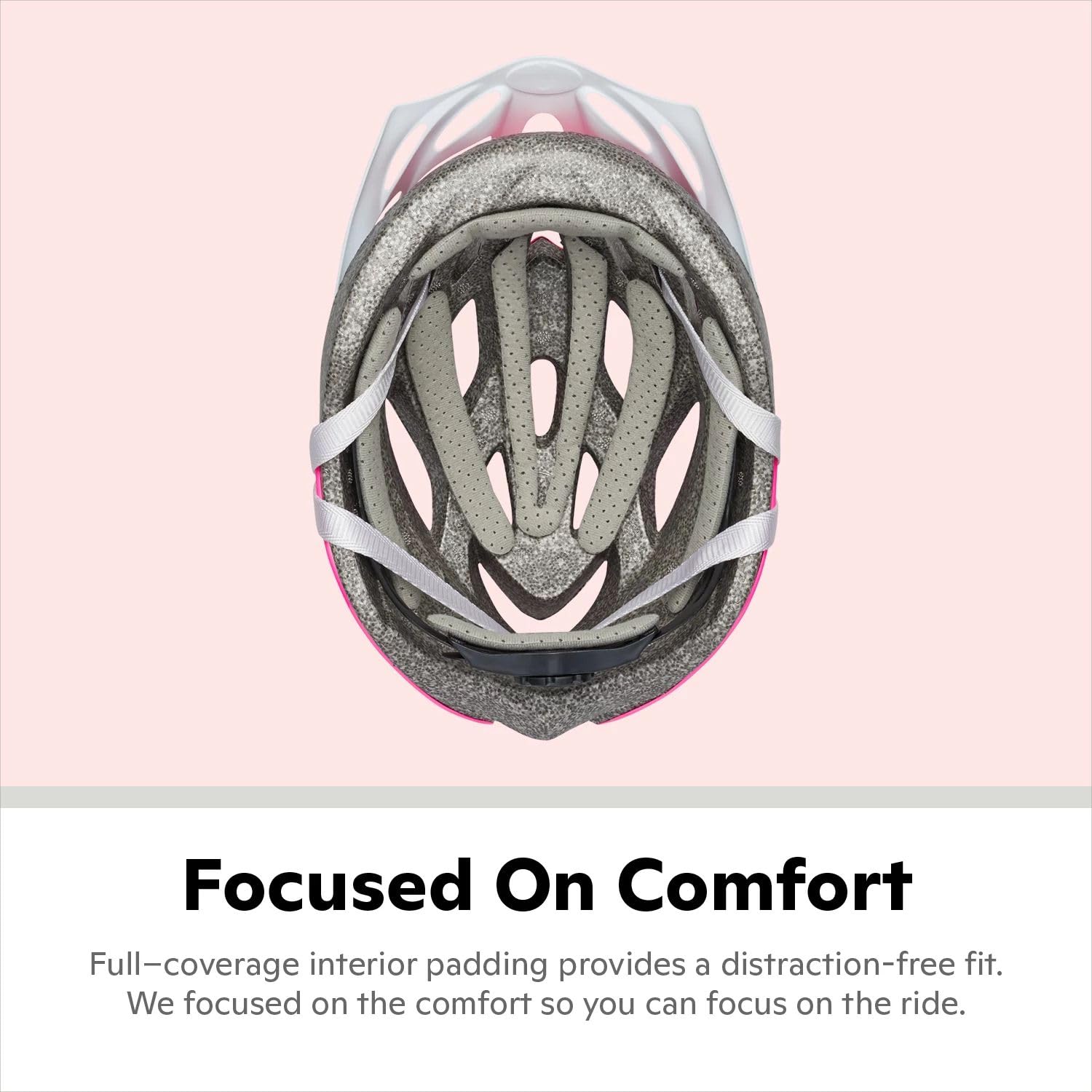 Foto 7 pulgar | Casco De Bicicleta Schwinn Thrasher Para Hombre Y Mujer Adulto, Color Rosa Y Blanco - Venta Internacional.