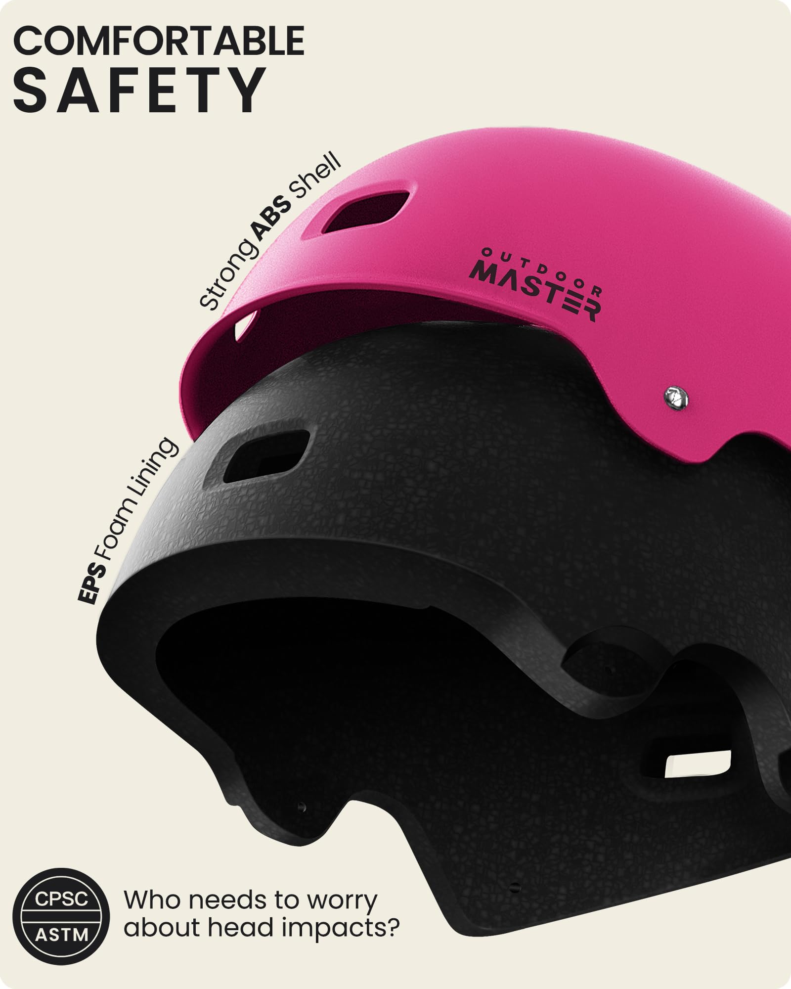 Foto 2 | Casco Outdoormaster Para Montar En Monopatín Para Niños, Jóvenes Y Adultos - Venta Internacional.