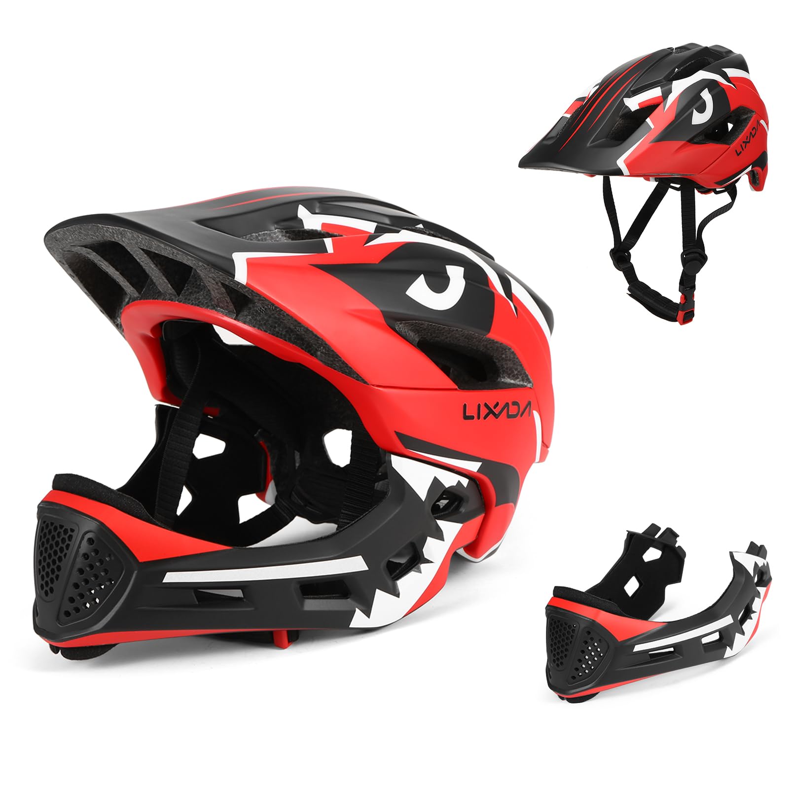 Foto 1 | Casco Lixada Para Niños, Ajustable, Desmontable, Integral, Azul - Venta Internacional.
