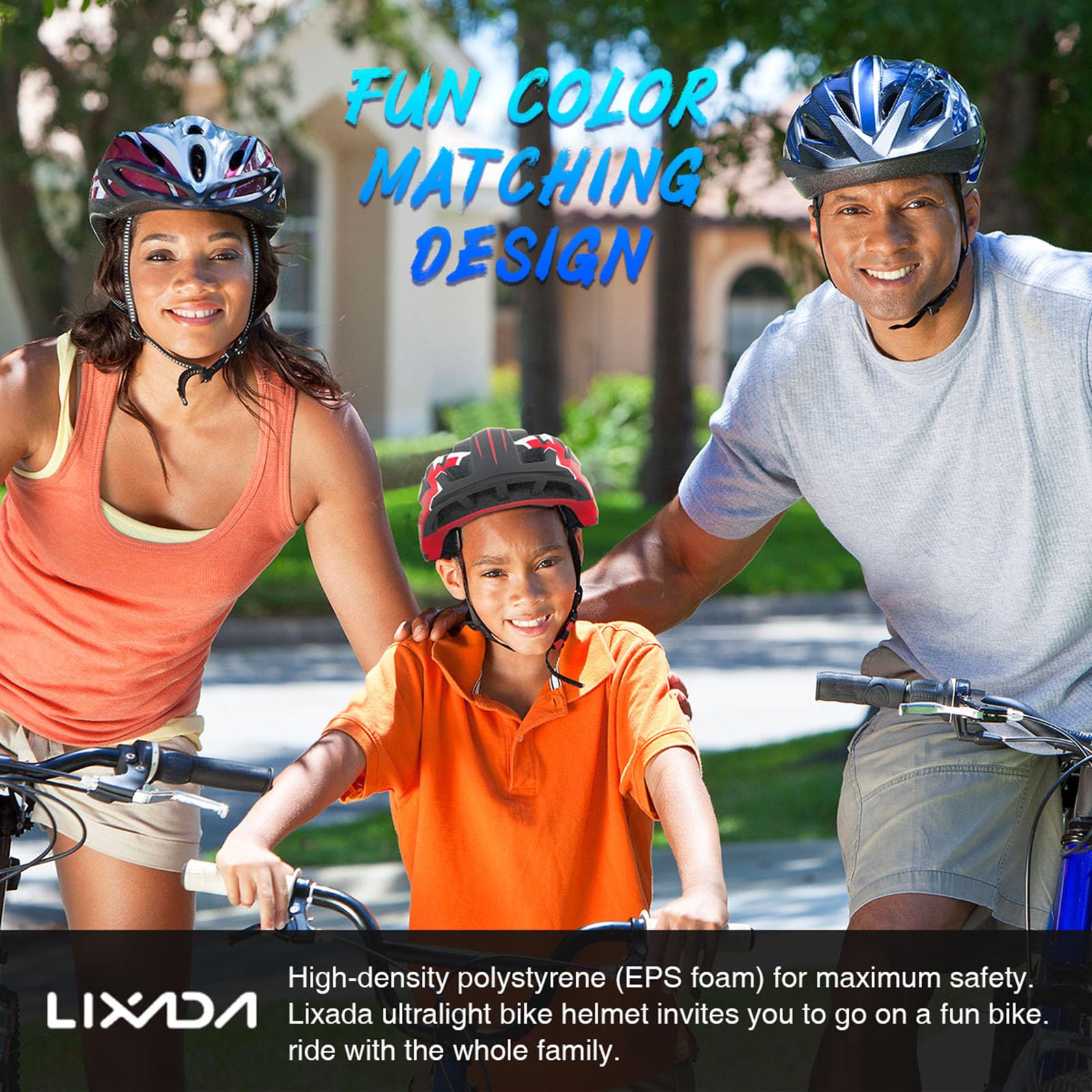 Foto 7 | Casco Lixada Para Niños, Ajustable, Desmontable, Integral, Azul - Venta Internacional.