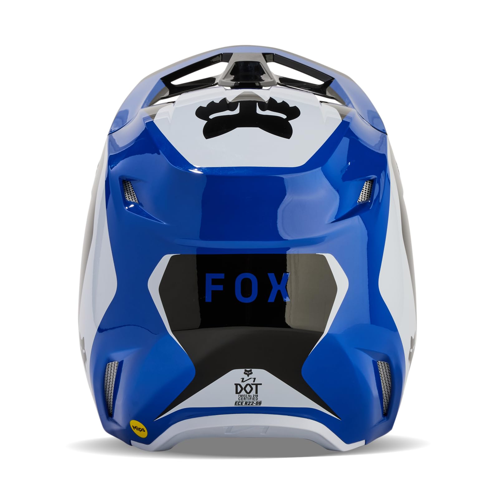 Foto 4 pulgar | Casco De Motocross Fox Racing V1 Para Jóvenes, Azul, Talla Grande - Venta Internacional.