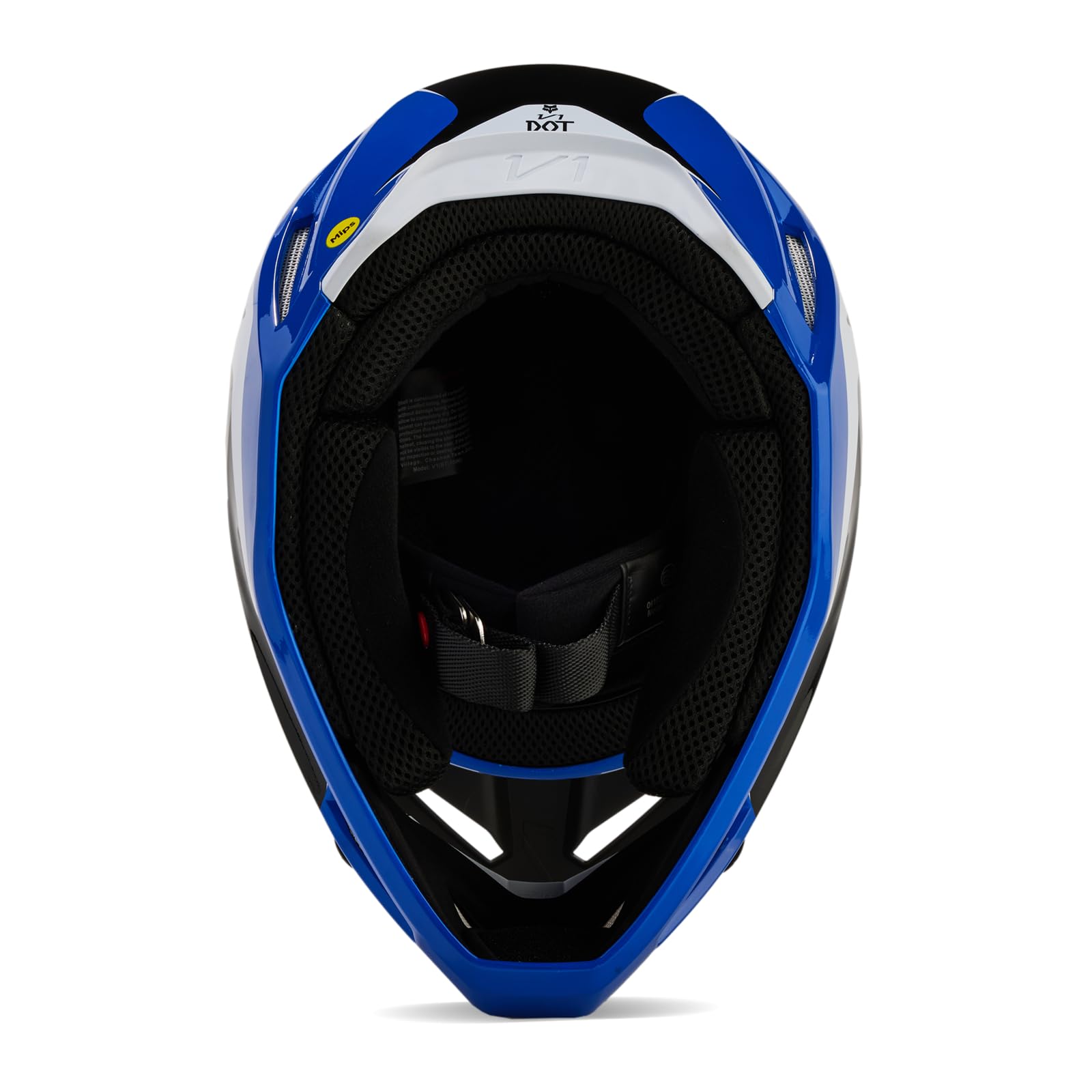 Foto 6 pulgar | Casco De Motocross Fox Racing V1 Para Jóvenes, Azul, Talla Grande - Venta Internacional.