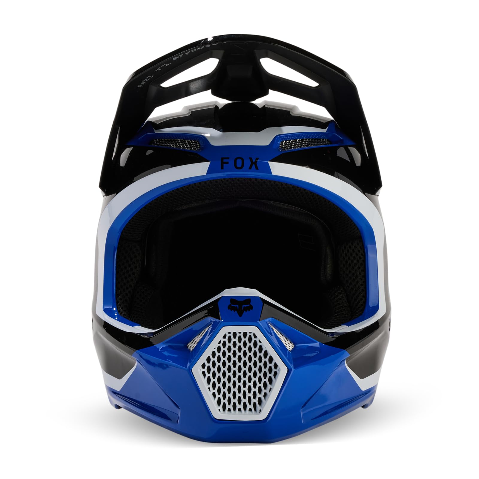 Foto 8 pulgar | Casco De Motocross Fox Racing V1 Para Jóvenes, Azul, Talla Grande - Venta Internacional.