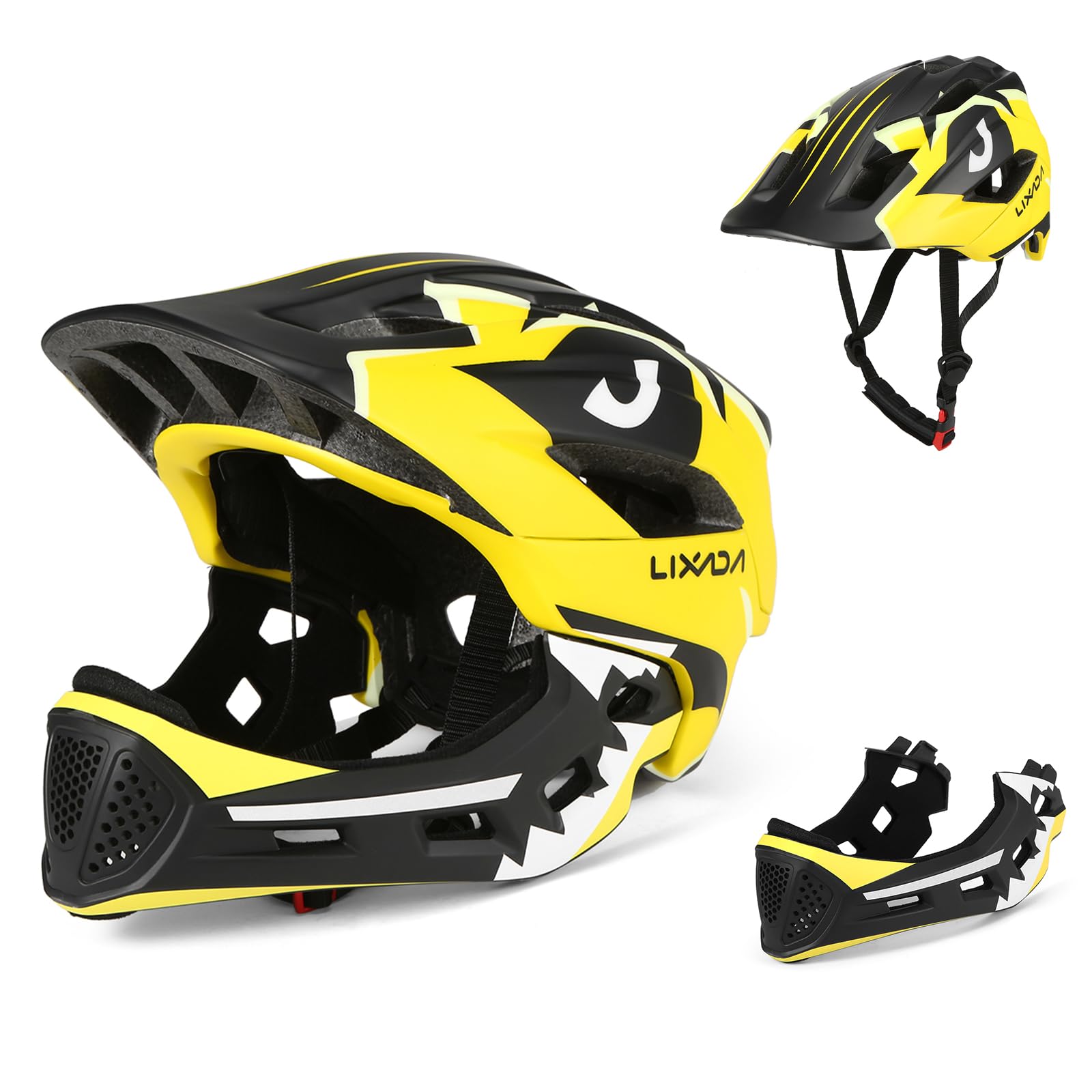 Foto 1 | Casco Lixada Para Niños, Ajustable, Desmontable, Integral, Azul - Venta Internacional.